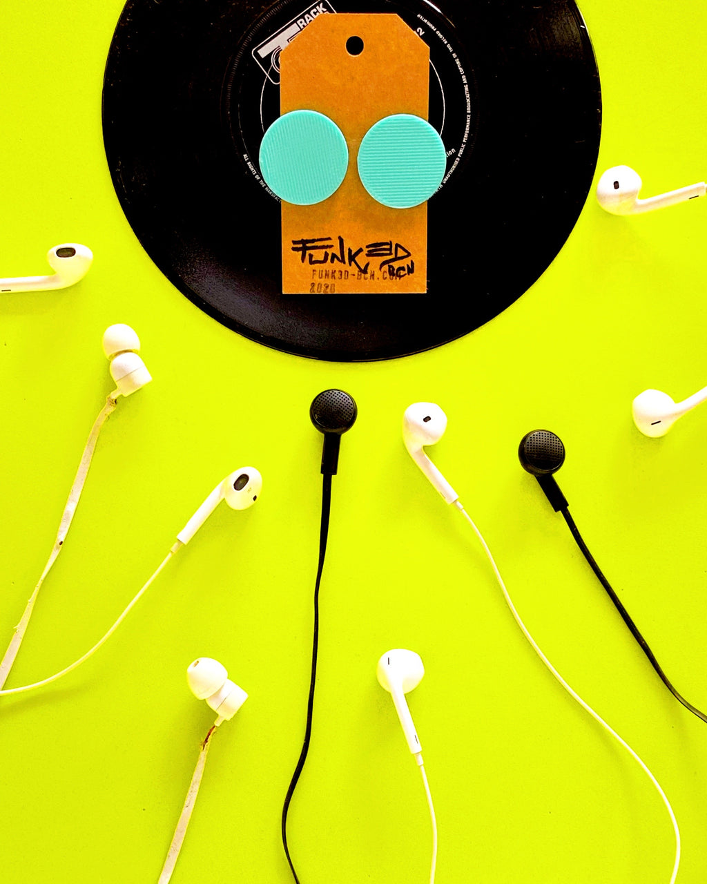 Pendientes Minimalistas de Colores - The Stone Roses